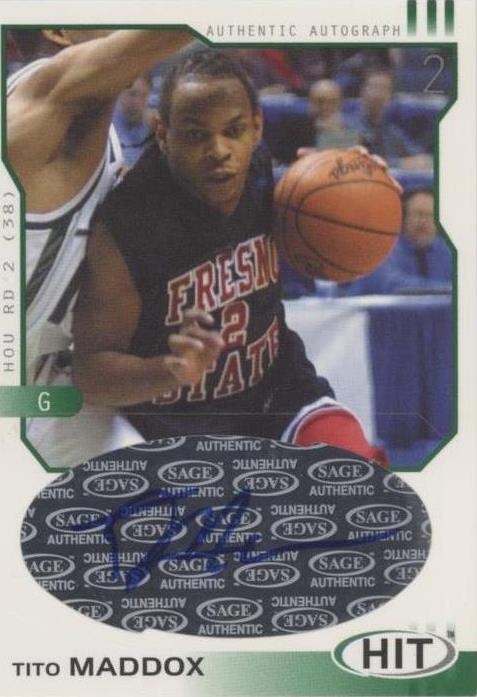 2002-03 SAGE Hit - Tito Maddox #H7