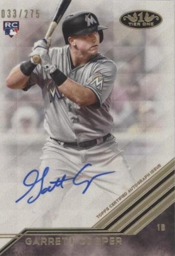 2018 Topps Tier One - Garrett Cooper #BA-GC