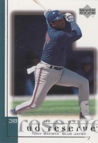 2001 Upper Deck Reserve - Tony Batista #14