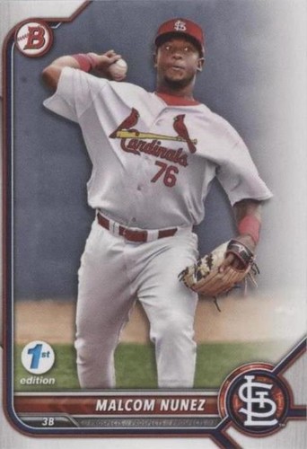 2022 Bowman 1st Edition - Malcom Nunez #BPPF-42