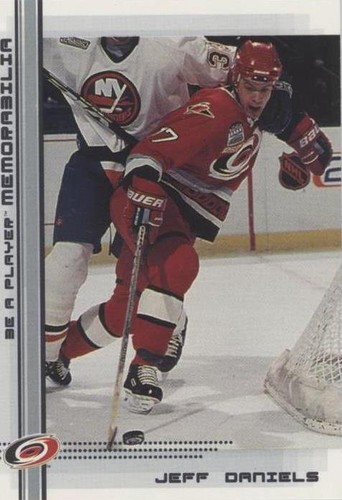 2000-01 In the Game Be A Player Memorabilia - Jeff Daniels #90