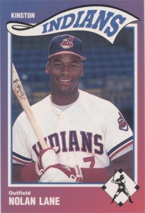 1990 Sportsprint Kinston Indians - Nolan Lane #10
