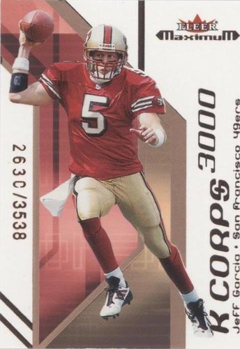 2002 Fleer Maximum Jeff Garcia #9 KC