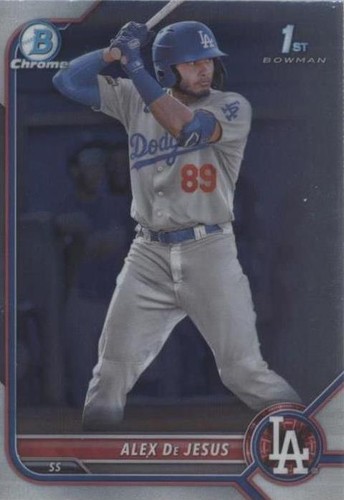 2022 Bowman Chrome - Alex De Jesus #BCP-164