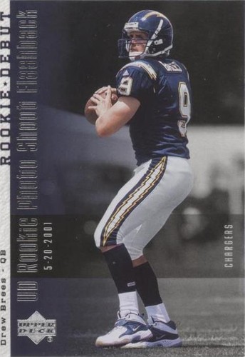 2006 Upper Deck Rookie Debut Drew Brees #RPF38