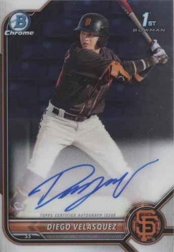 2022 Bowman Chrome - Diego Velasquez #CPA-DV