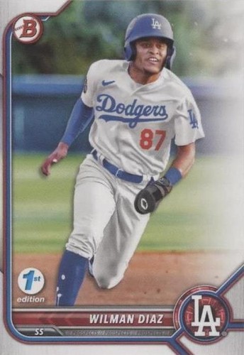 2022 Bowman 1st Edition - Wilman Diaz #BPPF-135