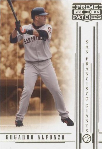 2005 Donruss Prime Patches - Edgardo Alfonzo #63