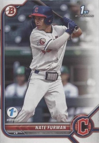 2022 Bowman Draft 1st Edition - Nate Furman #BD-182