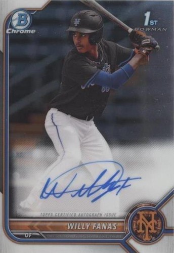2022 Bowman Chrome - Willy Fanas #CPA-WF
