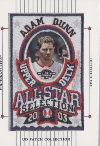 2003 Upper Deck Patch Collection - Adam Dunn #132