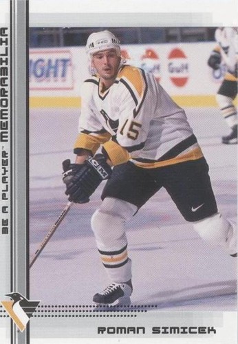 2000-01 In the Game Be A Player Memorabilia - Roman Simicek #404