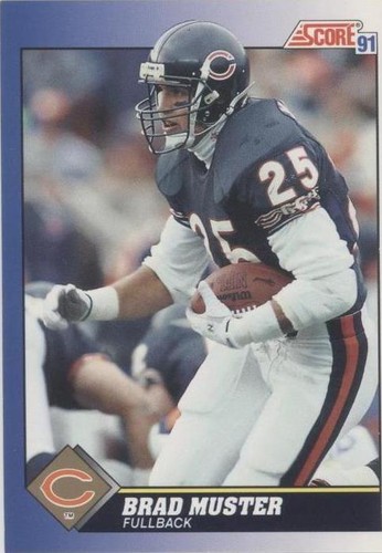 1991 Score Brad Muster #25