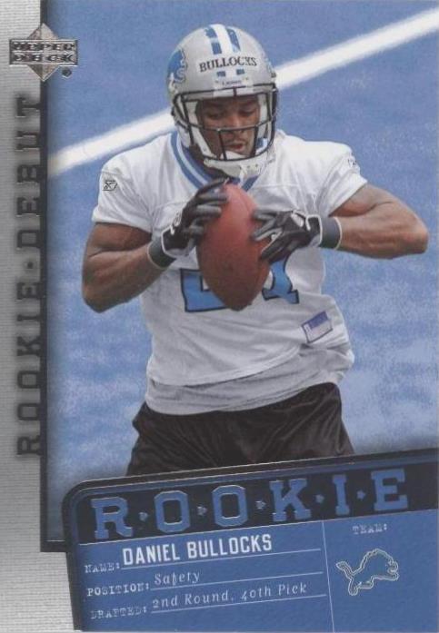 2006 Upper Deck Rookie Debut Daniel Bullocks #133