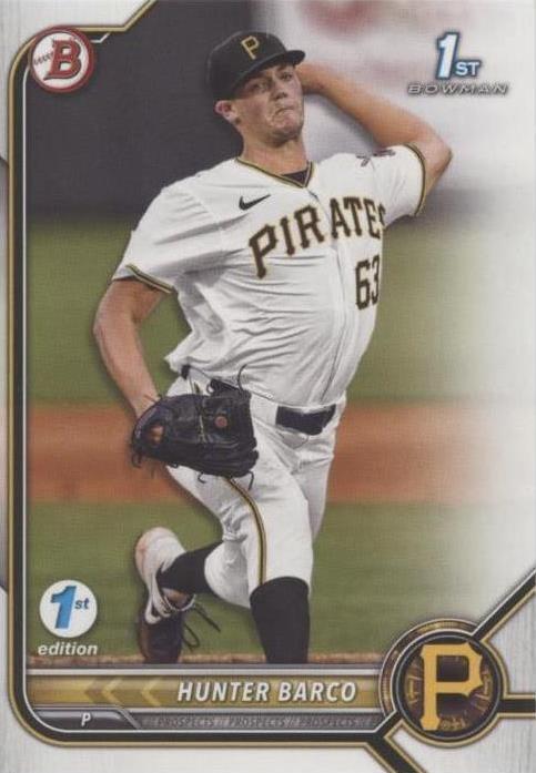 2022 Bowman Draft 1st Edition - Hunter Barco #BD-103