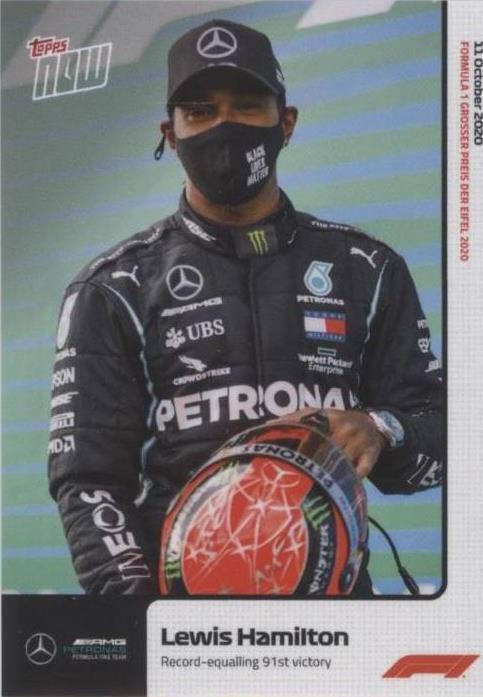 2020 Topps Now F1 - Lewis Hamilton #006
