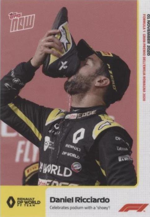 2020 Topps Now F1 - Daniel Ricciardo #012