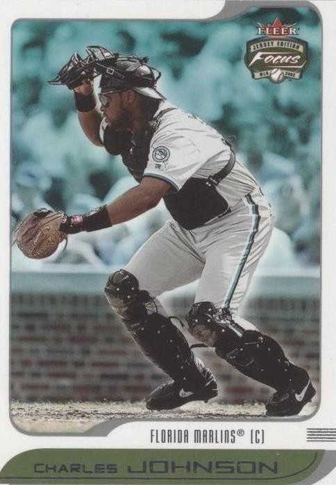 2002 Fleer Focus Jersey Edition - Charles Johnson #34