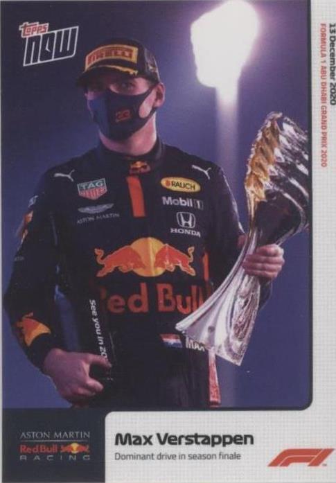 2020 Topps Now F1 - Max Verstappen #023