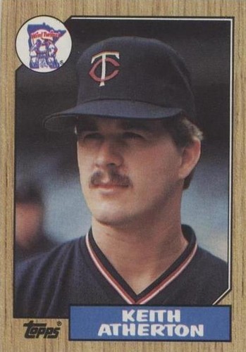 1987 Topps - Keith Atherton #52