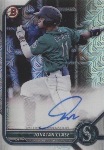 2022 Bowman Chrome - Jonatan Clase #BCMA-JC