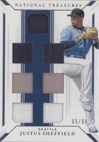 2019 Panini National Treasures - Justus Sheffield #GGMS-JU
