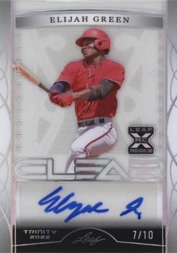 2022 Leaf Trinity - Elijah Green #CA-JJ1