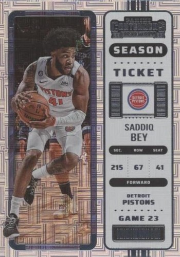 2022-23 Panini Contenders - Saddiq Bey #40