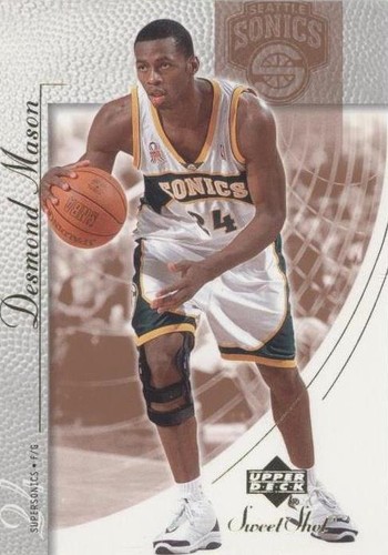 2002-03 Upper Deck Sweet Shot - Desmond Mason #80