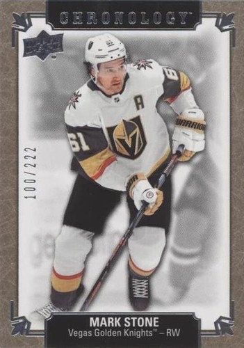 2019-20 Upper Deck Chronology - Mark Stone #143
