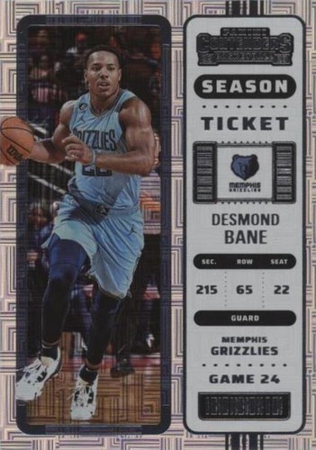 2022-23 Panini Contenders - Desmond Bane #89