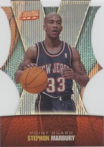 1999-00 Topps Stadium Club - Stephon Marbury #3X3/2B