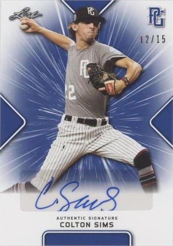 2021 Leaf Perfect Game National Showcase - Colton Sims #BA-CS8