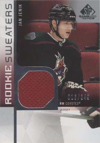 2021-22 Upper Deck SP Game Used - Jan Jenik #RS-JJ