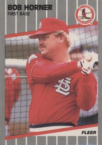 1989 Fleer - Bob Horner #452