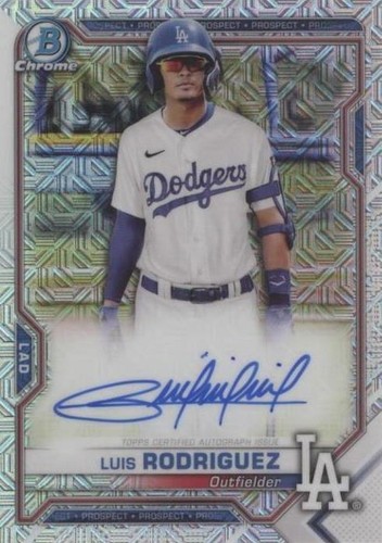 2021 Bowman Chrome - Luis Rodriguez #BCMA-LR