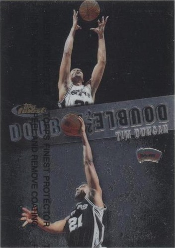 1999-00 Topps Finest - Tim Duncan #D7