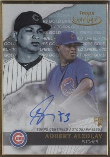 2020 Topps Gold Label - Adbert Alzolay #GLA-AAL