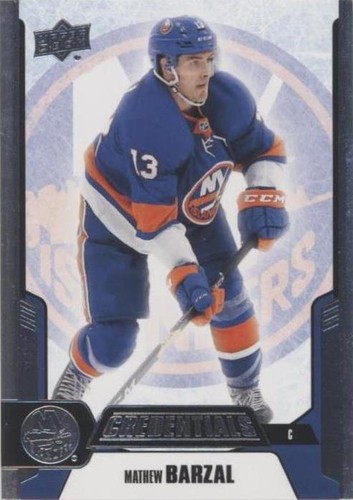 2019-20 Upper Deck Credentials - Mathew Barzal #21