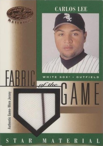 2001 Leaf Certified Materials - Carlos Lee #FG-102