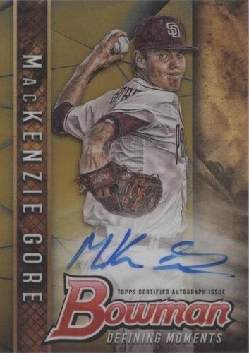 2017 Bowman Draft - MacKenzie Gore #BDMA-MG