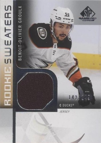 2021-22 Upper Deck SP Game Used - Benoit-Olivier Groulx #RS-BG