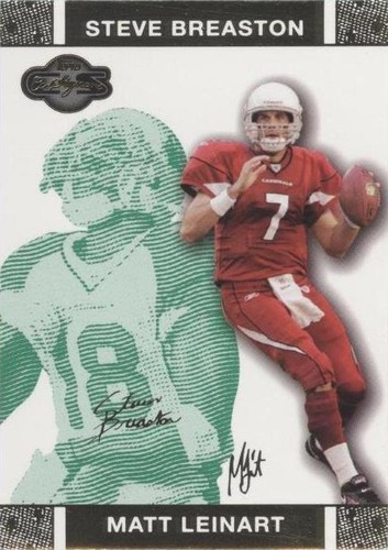2007 Topps Co-Signers Matt Leinart Steve Breaston #7