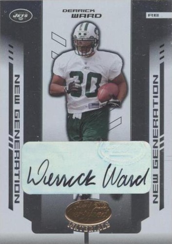2004 Leaf Certified Materials Derrick Ward #167