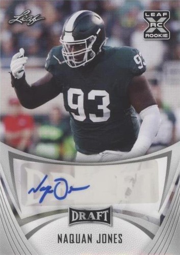 2021 Leaf Draft Naquan Jones #BA-NJ1