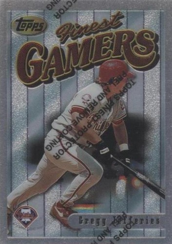 1996 Topps Finest - Gregg Jefferies #37