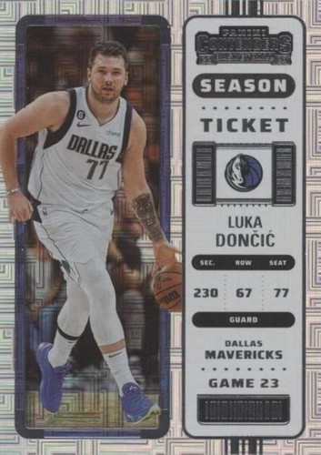 2022-23 Panini Contenders Basketball Season Ticket Luka 2022-23 Panini Contenders Basketball Season Ticket Luka
