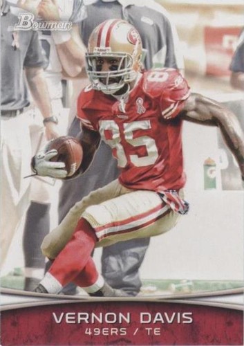 2012 Bowman Vernon Davis #74