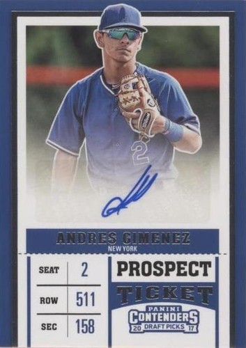 2017 Panini Contenders Draft Picks - Andres Gimenez #6