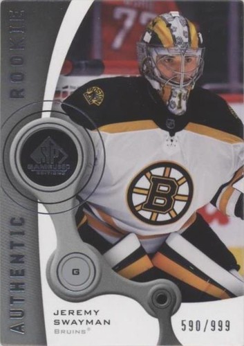 2021-22 Upper Deck SP Game Used - Jeremy Swayman #R-5